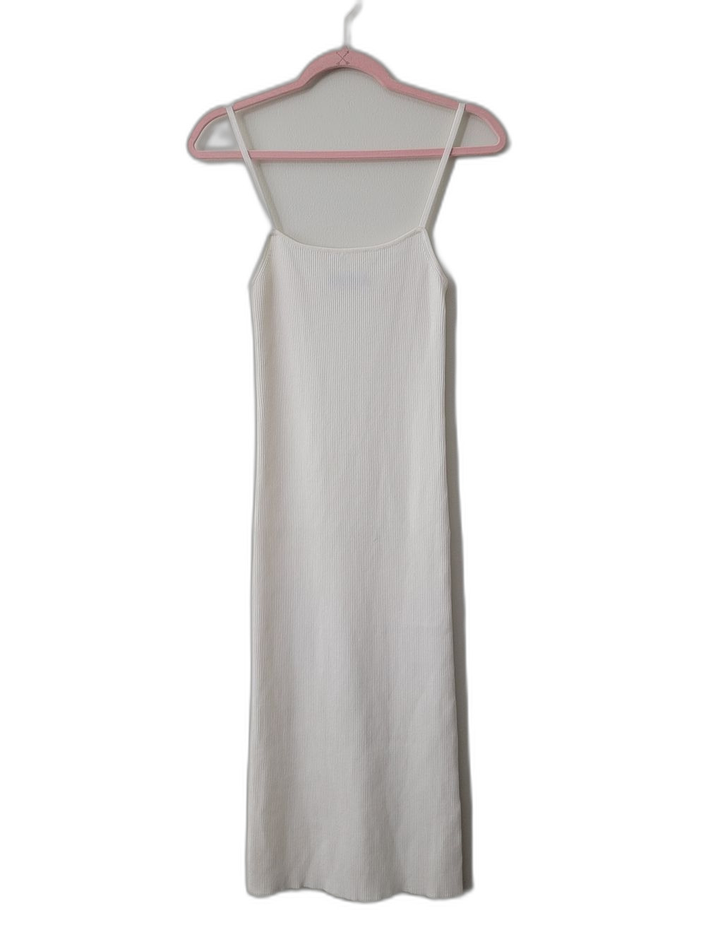 Olivaceous Midi Dress White Size M